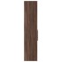Aparador alto madera de ingeniería marrón roble 70x42,5x185