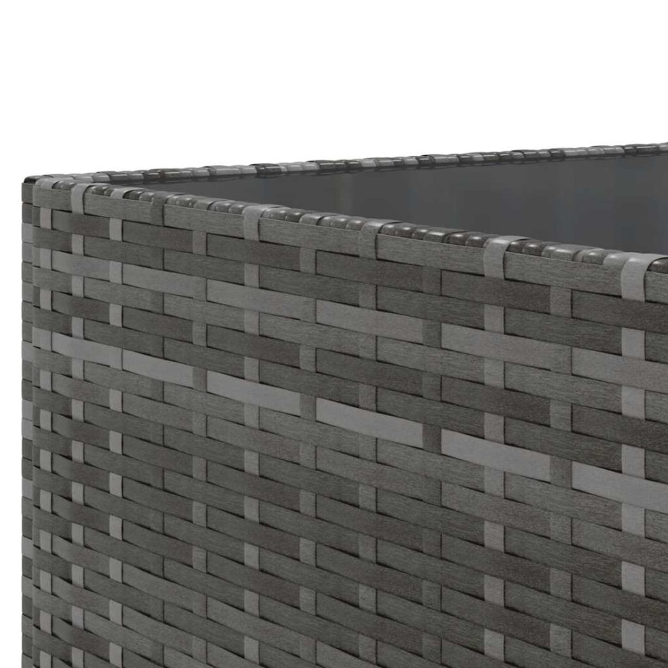 Set de muebles de jardín 8 pzas y cojines ratán sintético