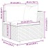 Set muebles de jardín 6 piezas y cojines ratán sintético