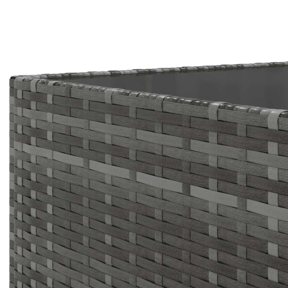 Set de muebles de jardín 5 pzas y cojines ratán sintético