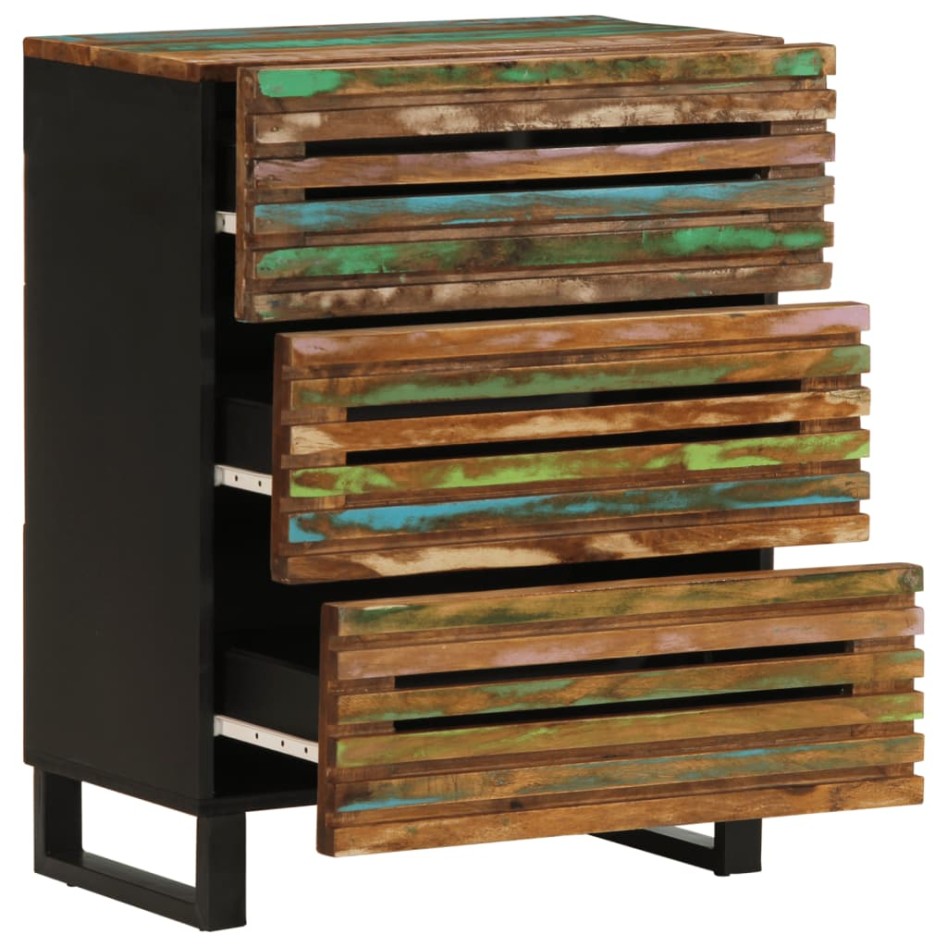 Aparador de madera maciza acacia 60x34x75