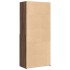 Aparador de madera de ingeniería marrón roble 80x42,5x185