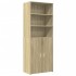 Aparador alto madera de ingeniería roble Sonoma 70x42,5x185
