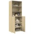 Aparador alto madera de ingeniería roble Sonoma 70x42,5x185