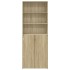 Aparador alto madera de ingeniería roble Sonoma 70x42,5x185