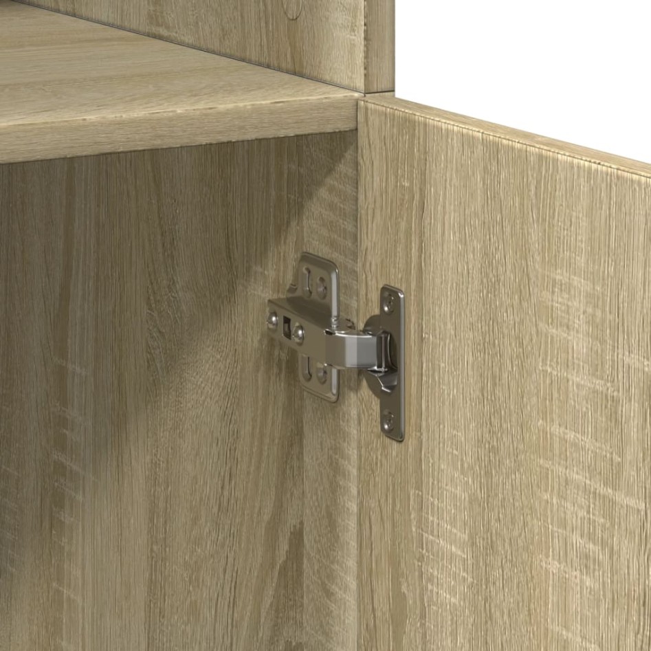 Aparador alto madera de ingeniería roble Sonoma 70x42,5x185
