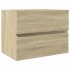 Set de mueble de baño 2 piezas cerámica y madera de