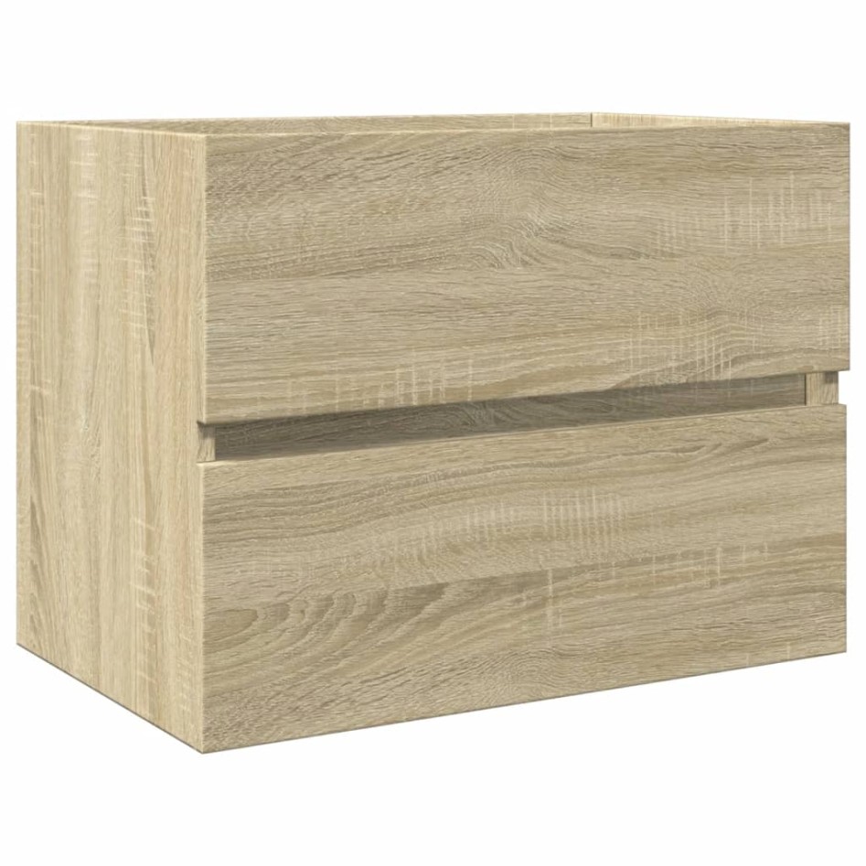 Set de mueble de baño 2 piezas cerámica y madera de