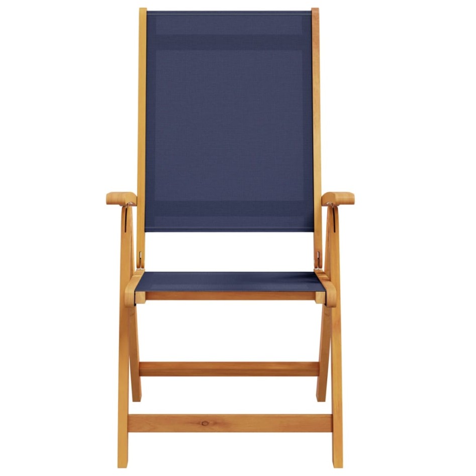 Sillas de jardín plegables 2 uds madera maciza acacia