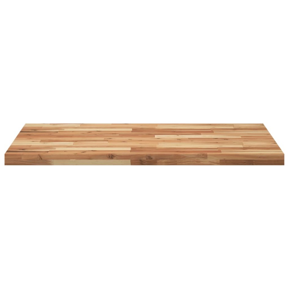 Tablero de mesa rectangular madera maciza acacia 80x70x4
