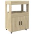Carrito de bar madera de ingeniería roble Sonoma 60x39,5x89