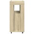 Carrito de bar madera de ingeniería roble Sonoma 60x39,5x89