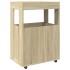 Carrito de bar madera de ingeniería roble Sonoma 60x39,5x89