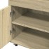Carrito de bar madera de ingeniería roble Sonoma 60x39,5x89