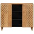 Armario auxiliar madera maciza de mango 90x33x75