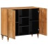 Armario auxiliar madera maciza de mango 90x33x75