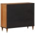 Armario auxiliar madera maciza de mango 90x33x75