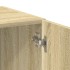 Aparador alto madera de ingeniería roble Sonoma 80x42,5x249