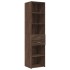 Aparador de madera de ingeniería marrón roble 45x42,5x185