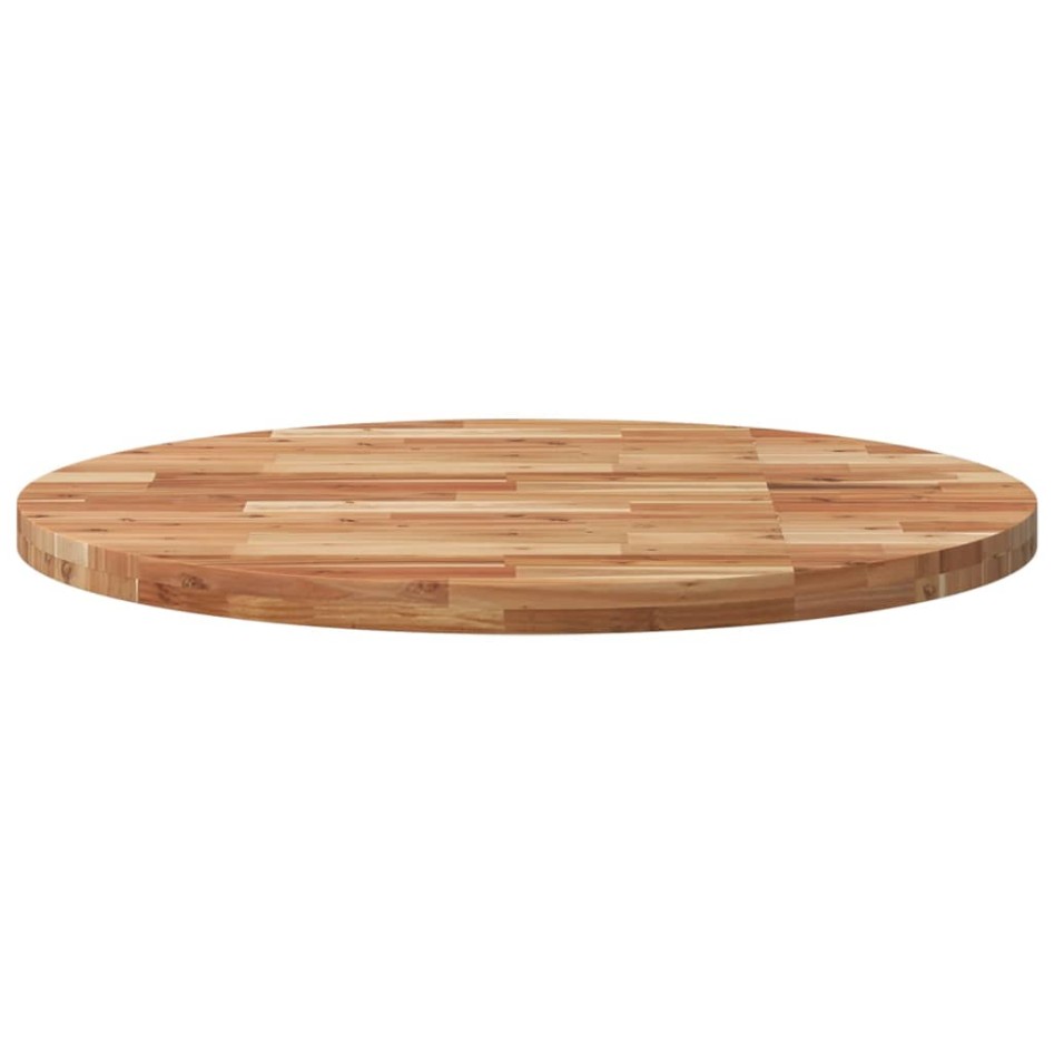 Tablero de mesa redondo madera maciza de acacia Ø90x4