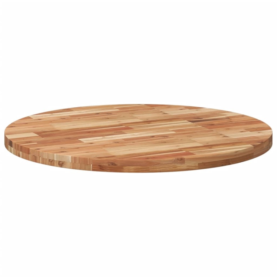 Tablero de mesa redondo madera maciza de acacia Ø90x4
