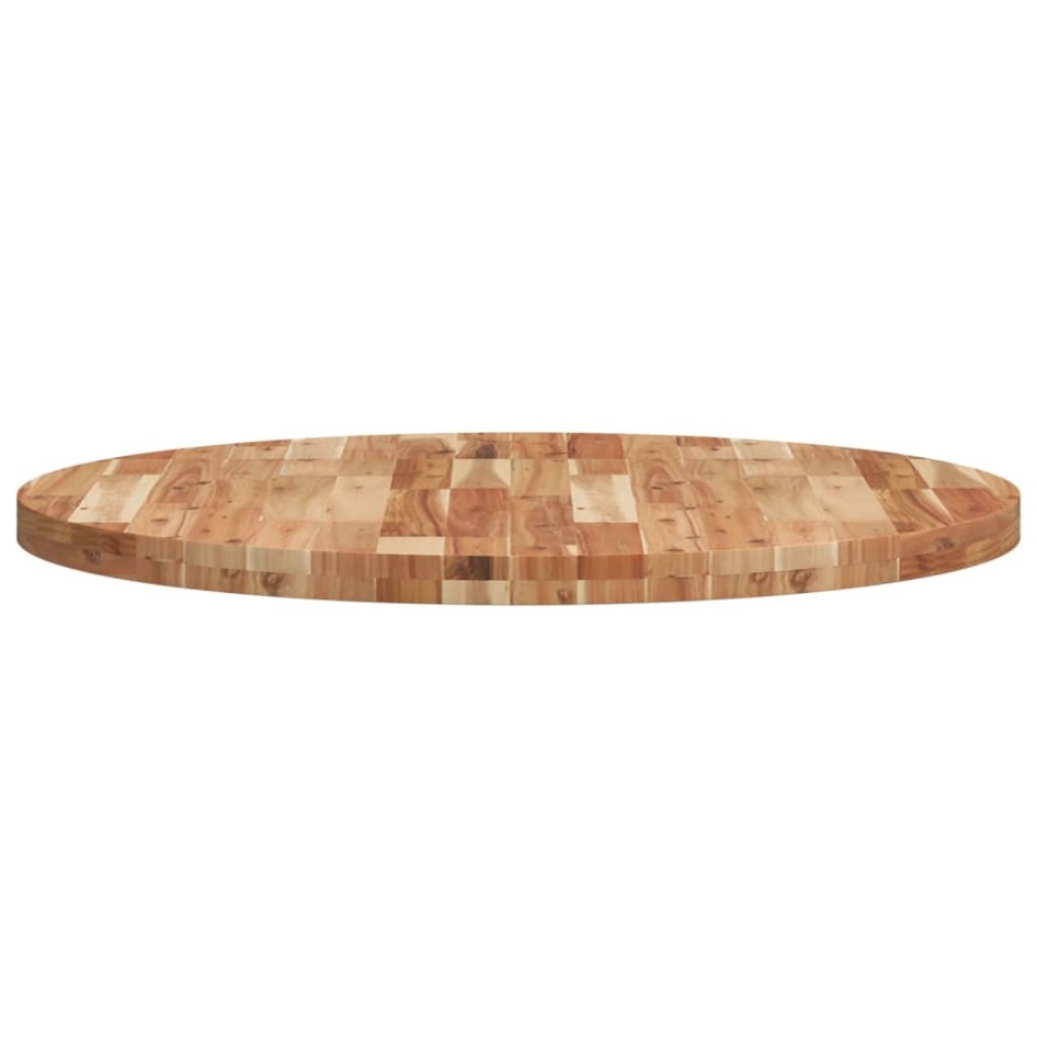 Tablero de mesa redondo madera maciza de acacia Ø90x4