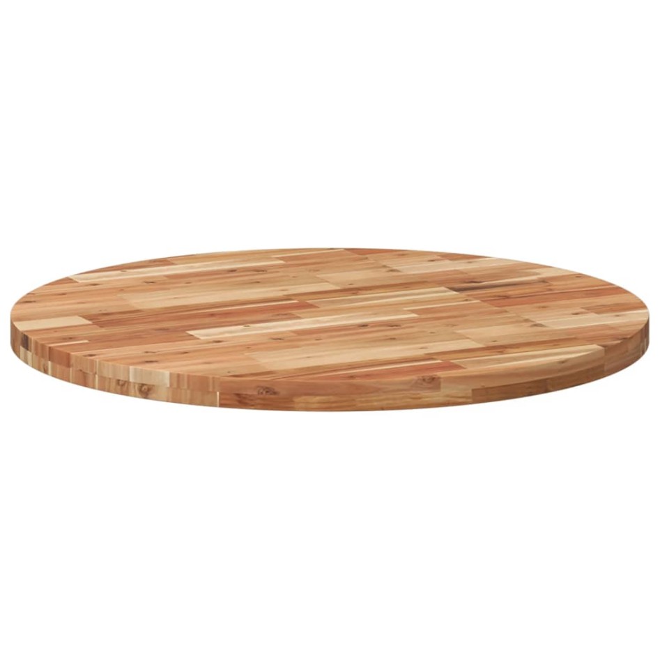 Tablero de mesa redondo madera maciza de acacia Ø90x4