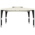 Cenador con doble techo tela crema 3,98x2,98