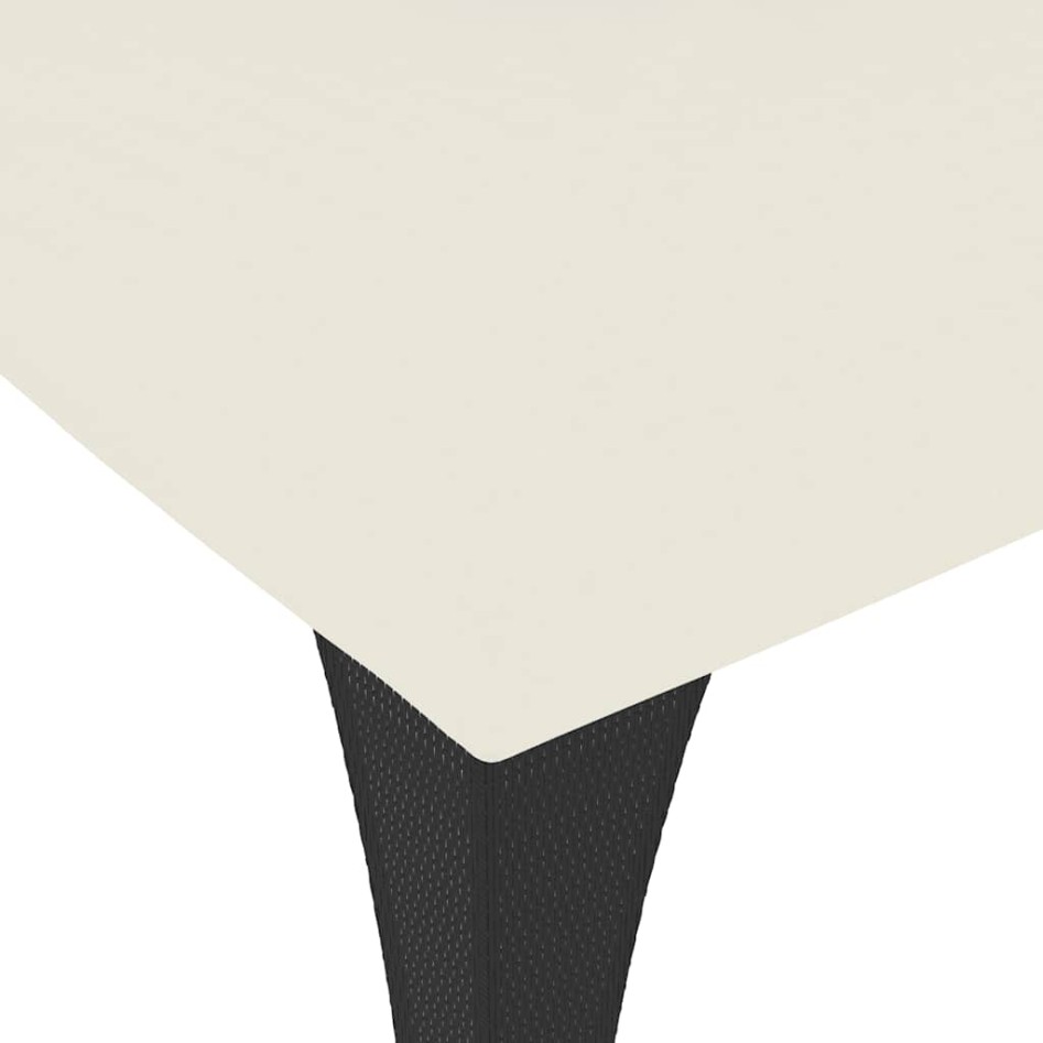 Cenador con doble techo tela crema 3,98x2,98