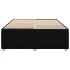 Cama sin colchón tela negro 140x200