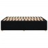 Cama sin colchón tela negro 140x200