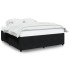 Estructura de cama sin colchón terciopelo negro 180x200