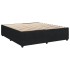 Estructura de cama sin colchón terciopelo negro 180x200
