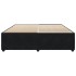 Estructura de cama sin colchón terciopelo negro 180x200