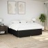Cama sin colchón tela negro 200x200