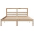 Estructura de cama sin colchón madera de pino maciza 120x200