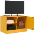 Muebles para TV 2 unidades acero amarillo mostaza 67x39x44