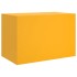 Muebles para TV 2 unidades acero amarillo mostaza 67x39x44