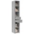 Aparador de madera de ingeniería gris Sonoma 30x42,5x185