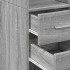 Aparador de madera de ingeniería gris Sonoma 30x42,5x185