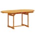 Juego comedor de jardín 5 pzas madera maciza acacia y