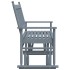 Banco deslizante madera maciza de álamo gris 118x70x104,5