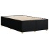 Estructura de cama sin colchón tela negro 120x200