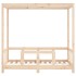 Estructura de cama para niños madera maciza de pino 70x140