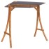 Tumbona columpio con toldo madera maciza abeto acabado de