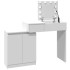 Tocador con luces LED blanco 115x37x110,5