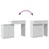 Tocador con luces LED blanco 115x37x110,5