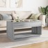 Mesa de centro con Infinity LED gris Sonoma 90x50x50