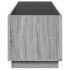 Mesa de centro con Infinity LED gris Sonoma 90x50x50