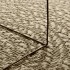 Alfombra ZIZUR aspecto yute interior/exterior beige 240x240